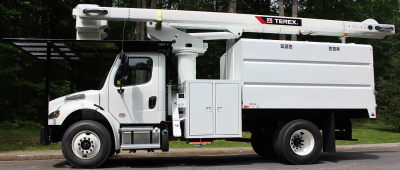 Terex XT56 Pro Forestry aerial lift on Freightliner Chassis
