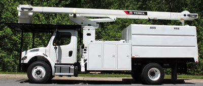 Terex XT70 Forestry aerial lift on Freightliner Chassis