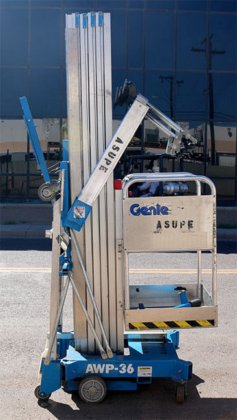 Genie AWP-36S mast lift